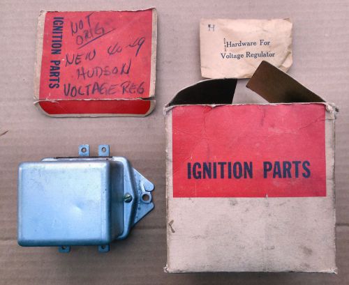 Vintage voltage regulator 37 40-49 hudson on box nos after market others 6 volt