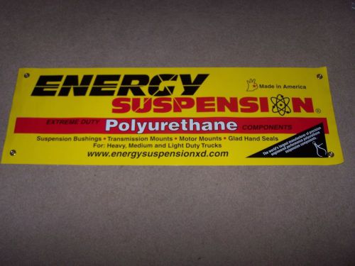 New - 3 ft by 1 ft - energy suspensions -  banner