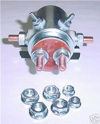 Winch motor industrial marine solenoid 24 volt 6 term.