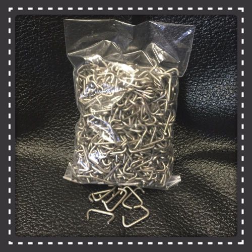 500 usa stainless steel hog rings 3/4&#034; 14 g upholstery fences cages over 1lb.