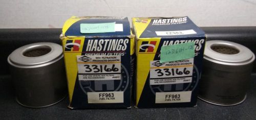 Hastings ff963 filter wix 33166 (lot of 2)