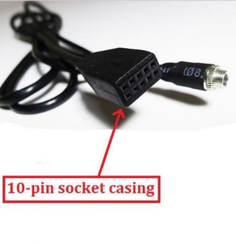 100% new bmw 3 e46 business cd hot female aux adapter cable for ipod iphone mp3