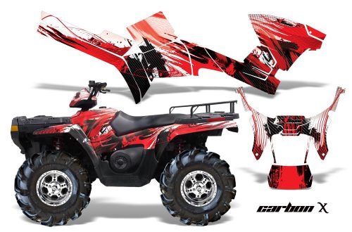 Amr racing graphic kit polaris sportsman 800/500 ho decal sticker parts 05-10 cr