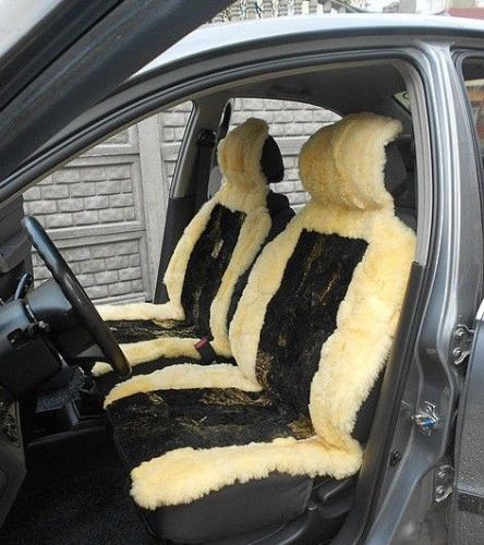 Car covers made of sheepskin