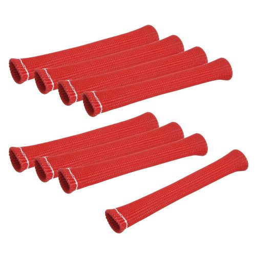 Summit racing spark plug boot protector 8 in. red set of 8 350140red
