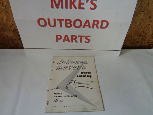 1956 johnson parts catalog 15 hp &#034;b&#034; motors @@@check this out@@@