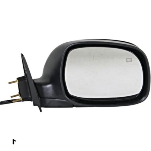 Fits 03-06 tundra, 01-07 sequoia rt pass mirror power chrome w/heat double cab