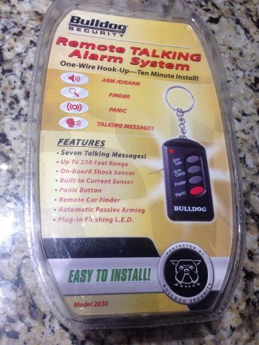 Bulldog remote talking alarm system bulldog