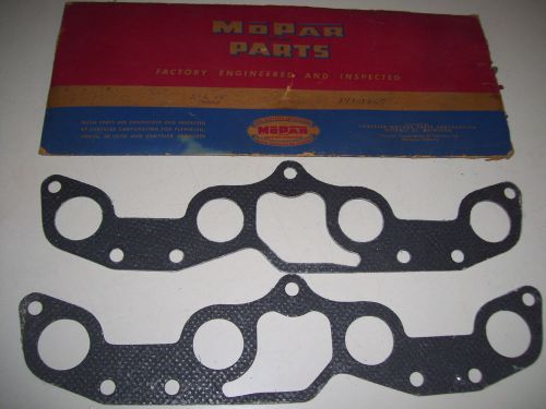 1953 - 1956 dodge v8 manifold gasket set nos 1407864 mopar parts package -d267