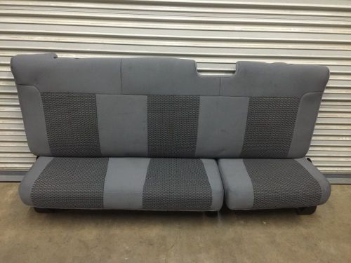 2008-2015 ford f250 f350 extended cab rear seat gray cloth