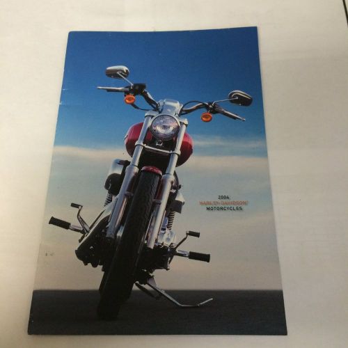 Harley davidson 2004 brochure catalog 99361-04v small 34 page color handbook