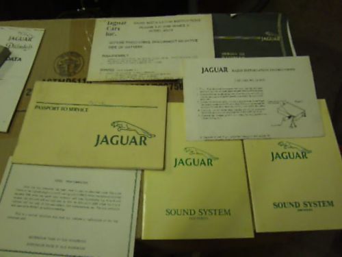 Jaguar xj6  1985 series iii service manual and cassette