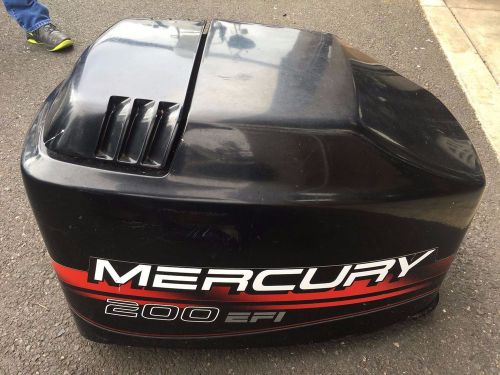 Mercury outboard motor 200 hood/housing/cover, black