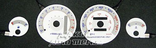 140mph g3 reversible indiglo gauges luminescent faces for 94-01 acura integra