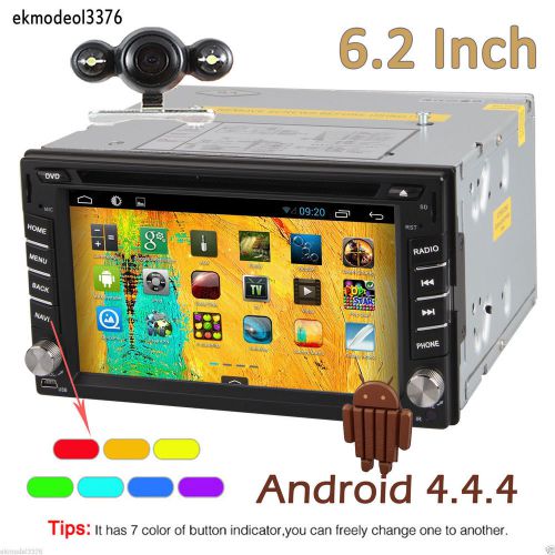 Quad core 2din android 4.4 car dvd player gps navi auto stereo radio wifi 3g+cam