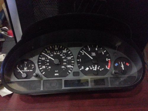Bmw bmw 325i speedometer (cluster), sdn and sw, mph, at 01