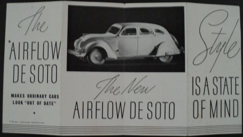 1934 desoto chrysler sales brochure new airflow de soto
