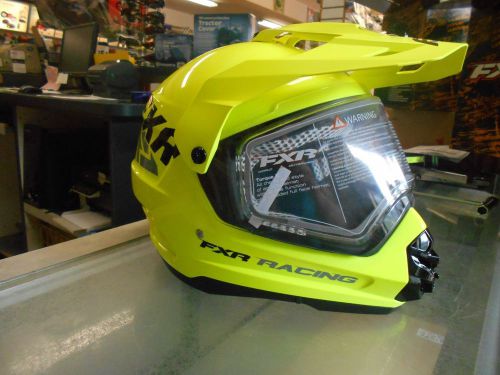 Fxr racing torque x helmet white matte, hi-vis, orange/black, red/black, etc