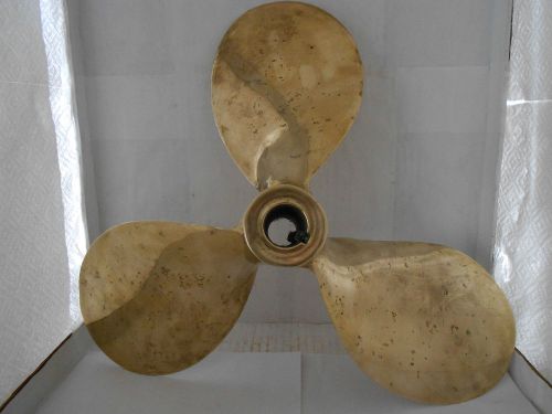Vintage coolidge 18x12 lh brass propeller