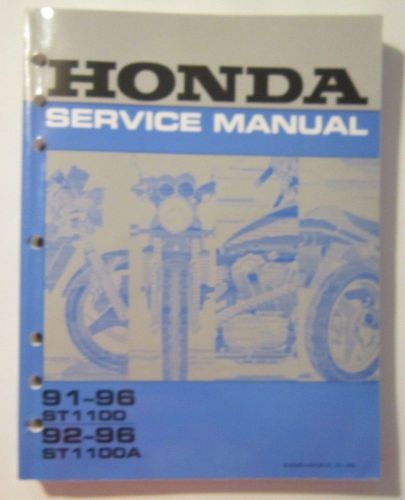1991 1992 1993 1994 1995 1996 honda st1100 92-96 st1100a service shop manual