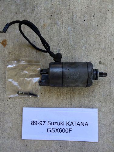 Oem 1988 - 1997 suzuki gsx 600 f katana engine starter motor assembly