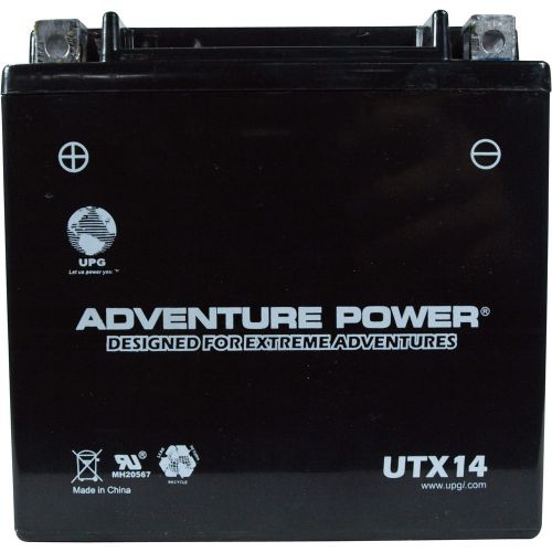 Upg sealed motorcycle battery- 12v, 12 amps