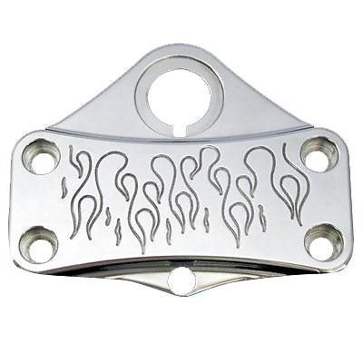 Modquad handlebar clamp/key guard flames hc1-fk