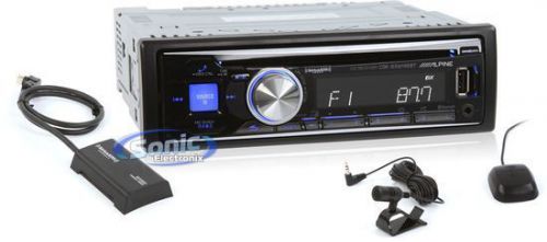 Alpine cde-sxm145bt single-din bluetooth car stereo receiver w/ siriusxm tuner