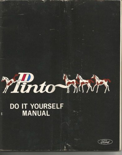 1970 ford pinto - do it yourself manual - original - excellent