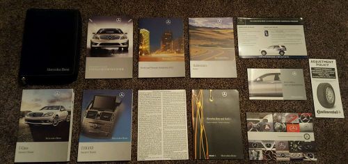 2010 10 mercedes c - class 250 300 350 63 amg  owners owner&#039;s w/ nav manual set