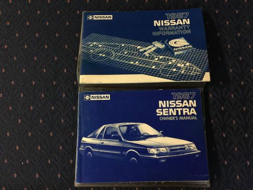 1987 nissan sentra owners manual