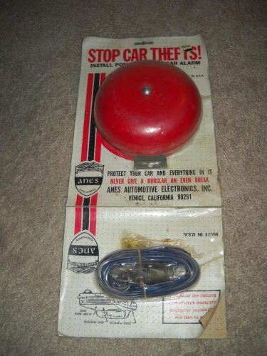 Rare new ames # 73 vintage car alarm 1960&#039;s 70&#039;s nos sealed w/ 6&#034; bell locks