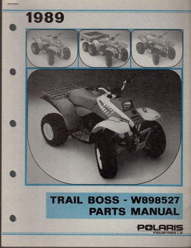 1989 polaris atv trail boss  w898527  parts manual   (684)