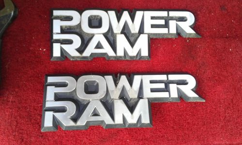 Dodge power ram fender emblems 84-93