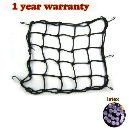 Streamled super strong stretch heavy-duty 15&#034; cargo net for motorcycle atv -