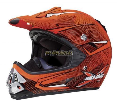Ski-doo xp-2 x-team dimension helmet - orange