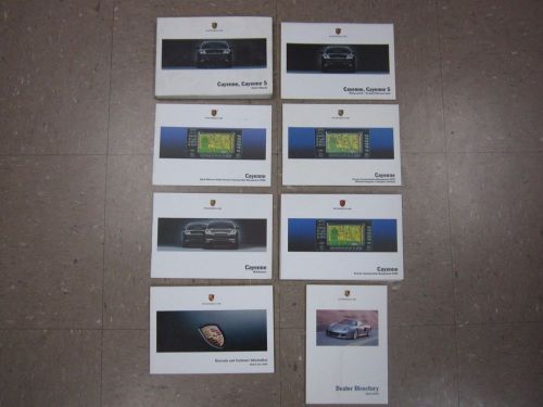 2004-2006 porsche cayenne, cayenne s.,owner&#039;s manual user guide books oem