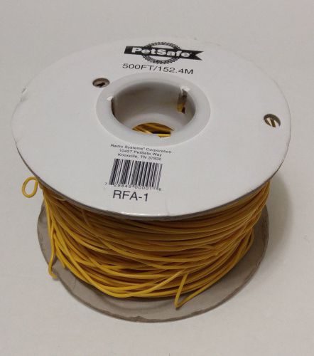 Petsafe 500-foot spool of 20-gauge, solid core boundary wire, yellow color