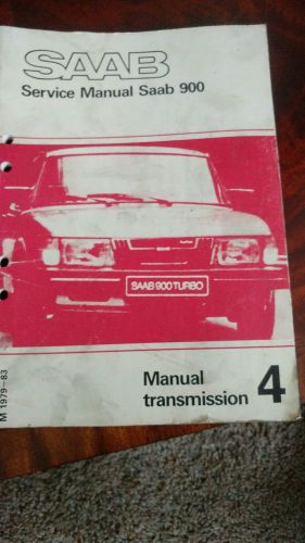 1979- 83 saab 900 saab service manuals ....manual transmission