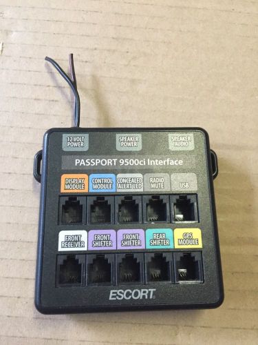 Escort passport 9500ci interface