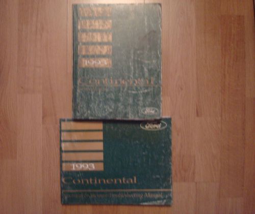 1993 lincoln continental service manual &amp; electrical vacuum troubleshooting man