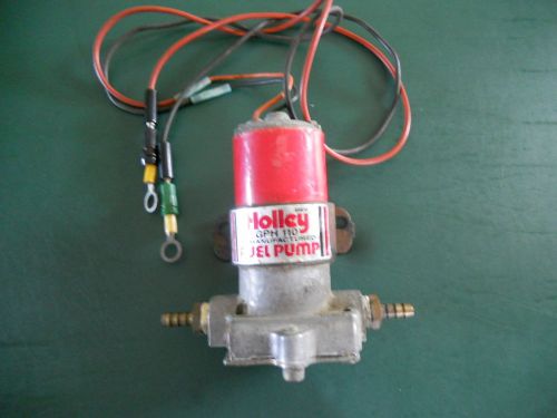 Holley red fuel pump gph-110 with mounting bracket 12v  34r-7446b