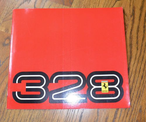 Ferrari 328 gtb - gts us brochure # 395/85 - 7m/11/85