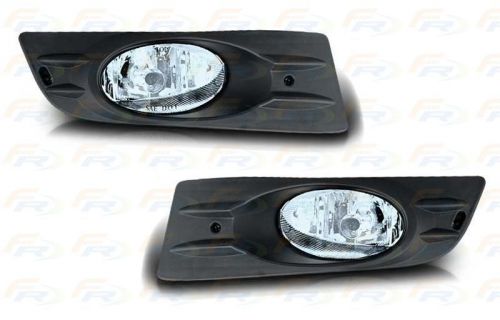 Fog lamp 06-07 honda accord 2 door clear fog light lamp with oem switch clear