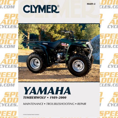 Clymer m489-2 service shop repair manual yamaha timberwolf 1989-2000