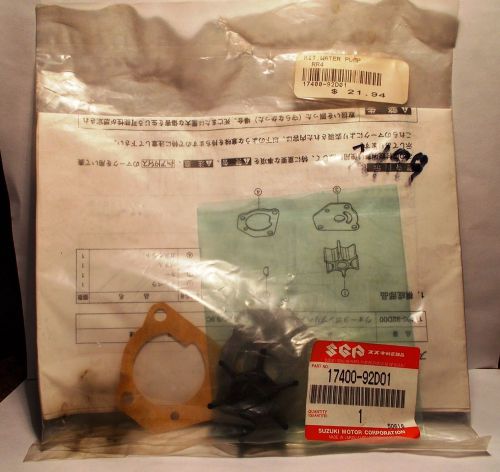 Suzuki o.e.m. water pump kit 17400-92d01   n.o.s.
