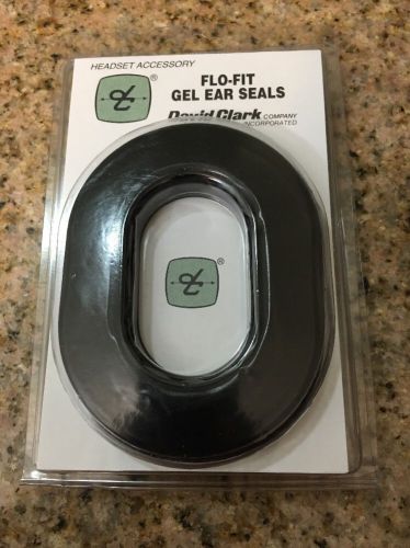 Brand new - david clark flo-fit gel ear seals - p/n 40243g-02
