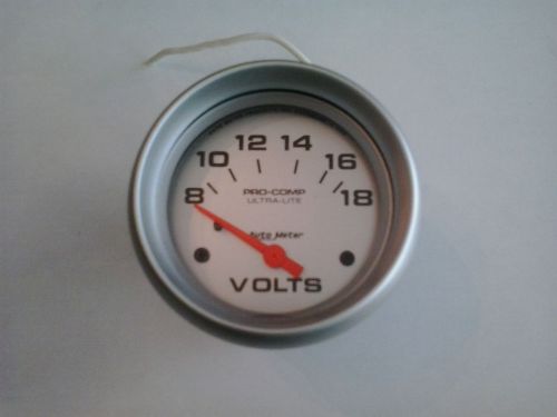 Autometer volt gauge #4491, unused