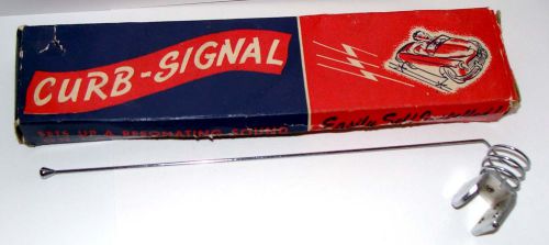 Vintage 1939 curb-signal w/box for white walls hubs