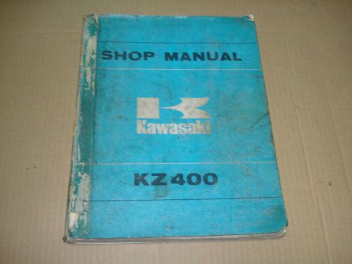 1974 1975 1976 1977 kawasaki kz400 shop manual